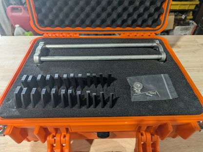 Land Survey Anchor Bolt Locating Jig in case.