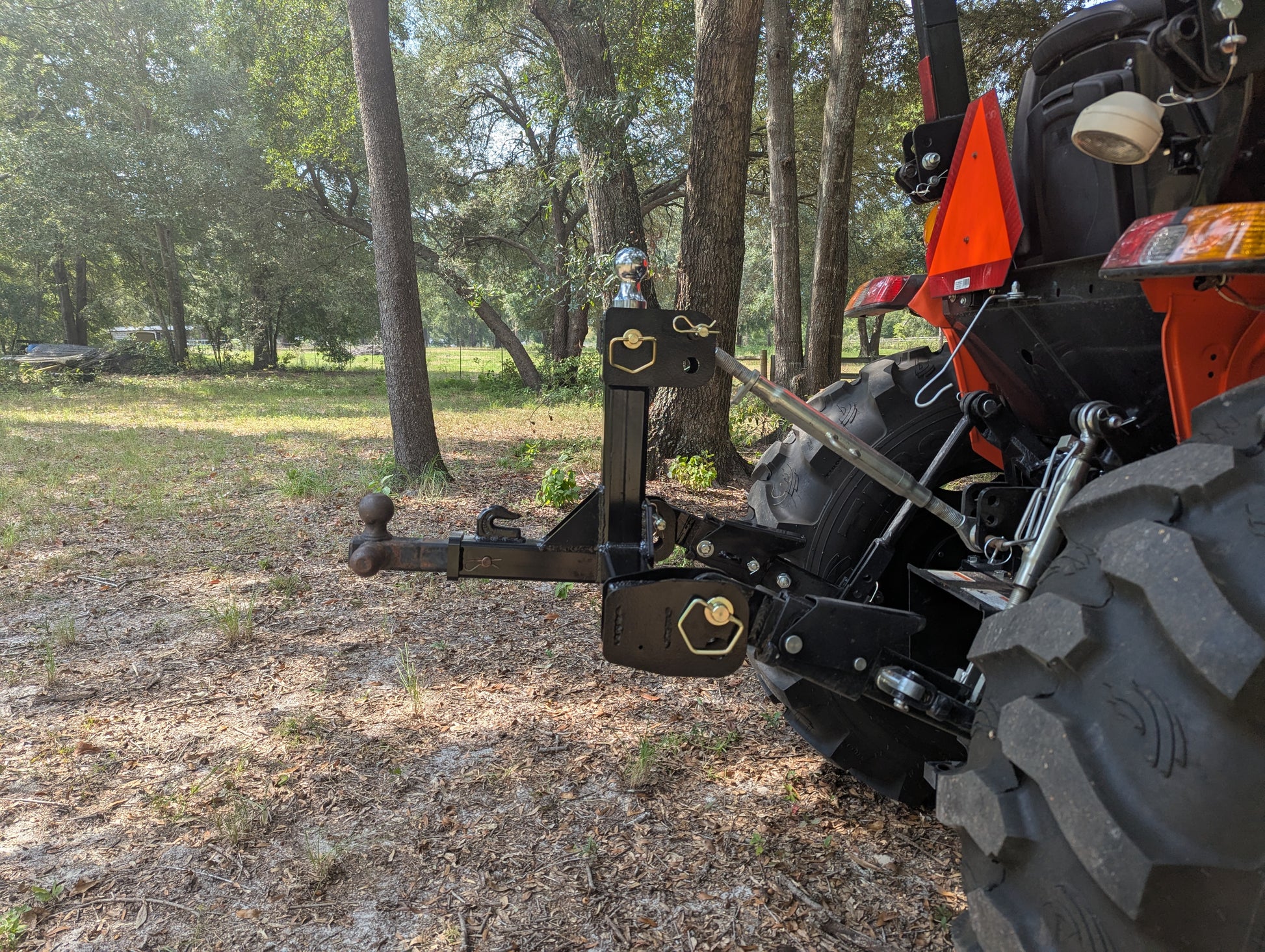 Overbuilt USA category 1 & 2 Hitch with Gooseneck hitch.