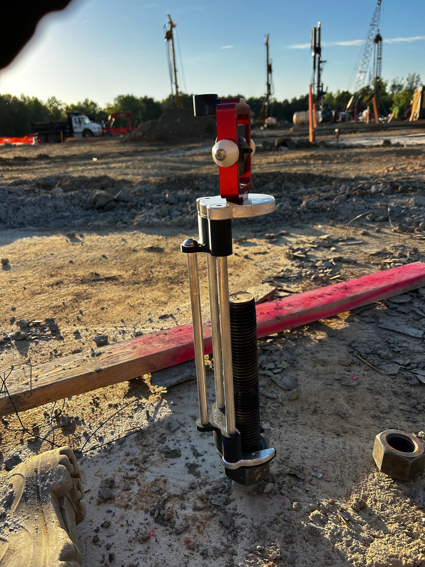 Shields Dead Center Jig (Anchor Bolt Locating Jig)