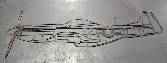 P-51D Mustang Wall Art