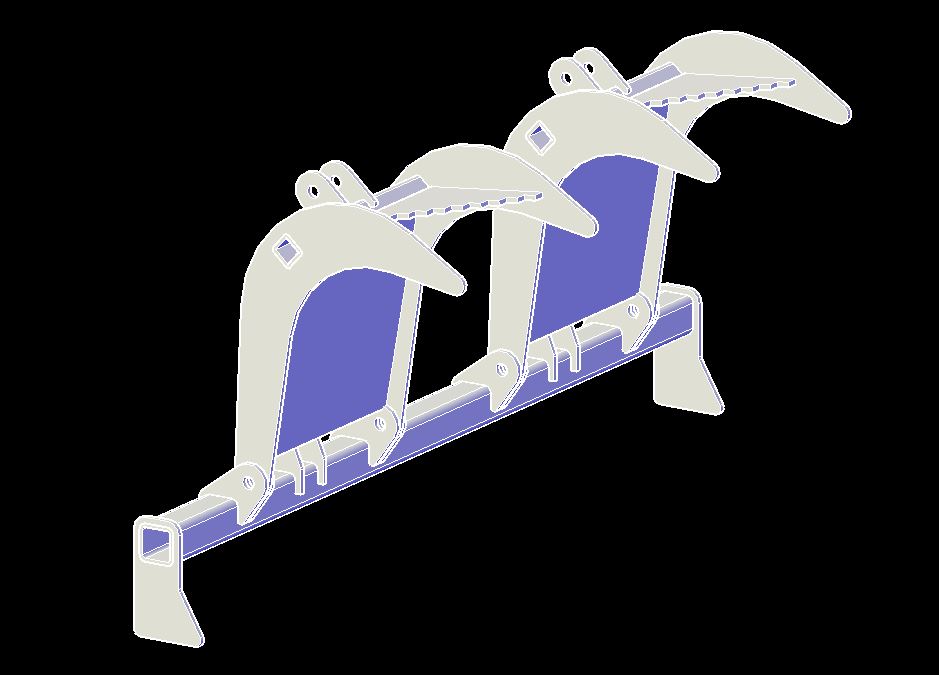 Tractor Bucket Single and Dual Claw attachment