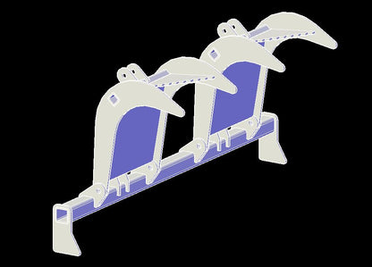 Tractor Bucket Single and Dual Claw attachment