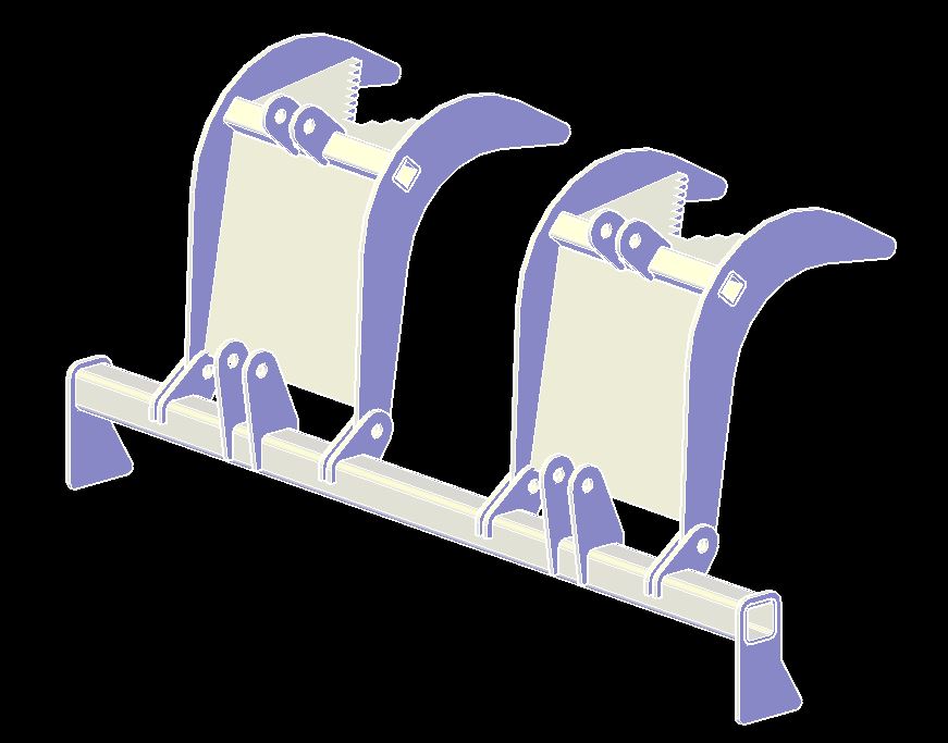 Tractor Bucket Single and Dual Claw attachment