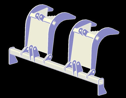 Tractor Bucket Single and Dual Claw attachment